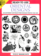 Ready-To-Use Oriental Designs: 495 Different Copyright-Free Designs Printed One Side