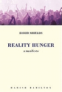 Reality Hunger: A Manifesto