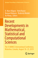 Recent Developments in Mathematical, Statistical and Computational Sciences: The V Ammcs International Conference, Waterloo, Canada, August 18-23, 2019