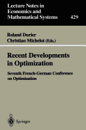 Recent Developments in Optimization: Seventh French-German Conference on Optimization