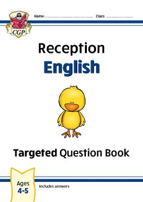 Reception English Targeted Question Book - CGP Books (Editor)
