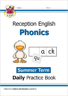 Reception Phonics Daily Practice Book: Summer Term - CGP Books (Editor)