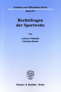 Rechtsfragen Der Sportwette