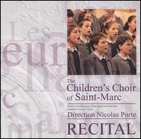 Recital - Dominic Faricier (piano); Georges Aloy (organ); Saint Marc Children's Choir (choir, chorus); Les musiciens de Fourvi�re;...