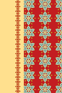 Red Motif: Lined Journal