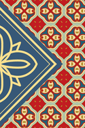 Red Motif: Lined Journal