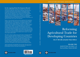 Reforming Agricultural Trade for Developing Countries: Quantifying the Impact of Multilateral Trade Reform Volume 2