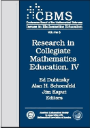 Research in Collegiate Mathematics Education. 4