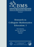 Research in Collegiate Mathematics Education, I