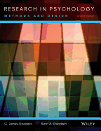 Research in Psychology: Methods and Design