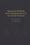Research Methods and Communication in the Social Sciences