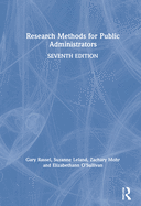 Research Methods for Public Administrators