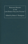 Research Reports of the Link Energy Fellows, Volume 7: September 1991