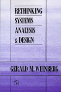 Rethinking Systems Analysis and Design