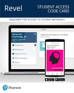 Revel for Abnormal Psychology -- Access Card