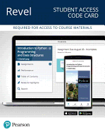 Revel for Introduction to Python Programming and Data Structures -- Access Card