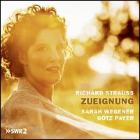Richard Strauss: Zueignung - G�tz Payer (piano); Sarah Wegener (soprano)