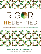 Rigor Redefined: Ten Teaching Habits for Surface, Deep, and Transfer Learning (Enables Students to Take Ownership of Their Learning Process)