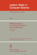Rims Symposium on Software Science and Engineering: Kyoto, 1982. Proceedings