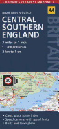 Road Map Central Southern England