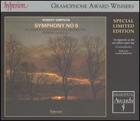 Robert Simpson: Symphony No. 9 - Robert Simpson (speech/speaker/speaking part); Bournemouth Symphony Orchestra; Vernon Handley (conductor)