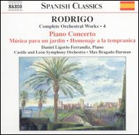 Rodrigo: Complete Orchestral Works, Vol. 4 - Daniel Ligorio (piano); Orquesta Sinf�nica de Castilla y Le�n; Max Bragado-Darman (conductor)