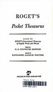 Roget's Pocket Thesaurus