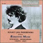 Romantic Music - Ignace Jan Paderewski (piano)