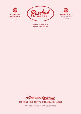 Rosebud Motel: Fictional Hotel Notepad Set - 