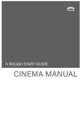 Rough Start Guide Cinema Manual - Whitley, PRSC