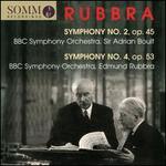 Rubbra: Symphony No. 2, Op. 34; Symphony No. 4, Op. 53