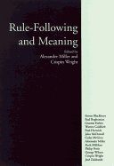 Rule-Following and Meaning