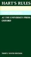 Rules for Compositors and Readers at the University Press, Oxford