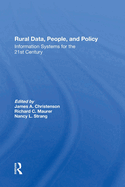 Rural Data, People, and Policy: Information Systems for the 21st Century