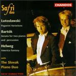 Safri Duo Performs Lutoslawski, Bart�k, Helweg