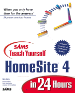 Sams Teach Yourself HomeSite 4 in 24 Hours