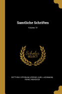 Samtliche Schriften; Volume 14