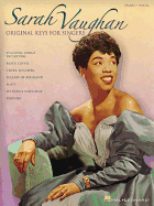 Sarah Vaughan: Original Keys for Singers