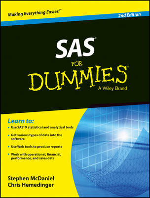 SAS for Dummies, 2ed - McDaniel, Stephen, and Hemedinger, Chris