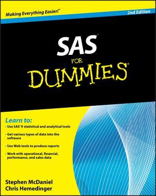 SAS for Dummies - McDaniel, Stephen, and Hemedinger, Chris