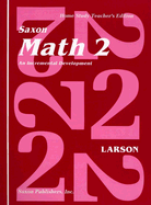 Saxon Math 2 an Incremental Development Home Study