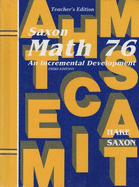 Saxon Math 7/6: Teacher Edition 2002