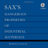 Sax's Dangerous Properties of Industrial Materials, Set Cd-Rom