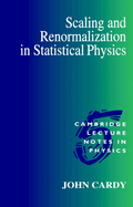 Scaling and Renormalization in Statistical Physics