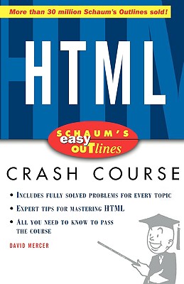 Schaums Easy Outline of HTML - Mercer, David, and Mercer David