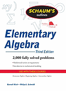 Schaum's Outline of Elementary Algebra