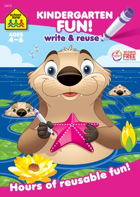 School Zone Kindergarten Fun! Write & Reuse Workbook - Zone, School