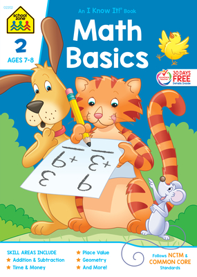 School Zone Math Basics Grade 2 Workbook - Zone, School