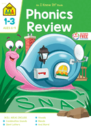 School Zone Phonics Review Grades 1-3 Workbook
