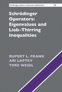Schr�dinger Operators: Eigenvalues and Lieb-Thirring Inequalities